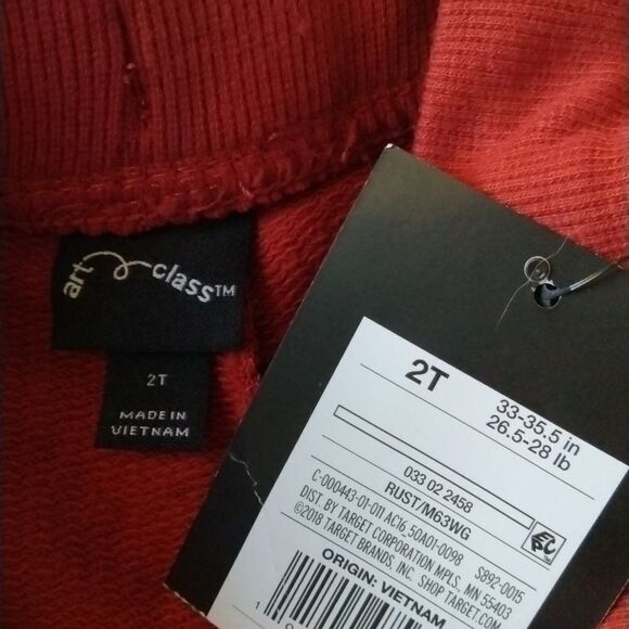 NWT ArtClass Toddler Joggers sz2T - Picture 5 of 5